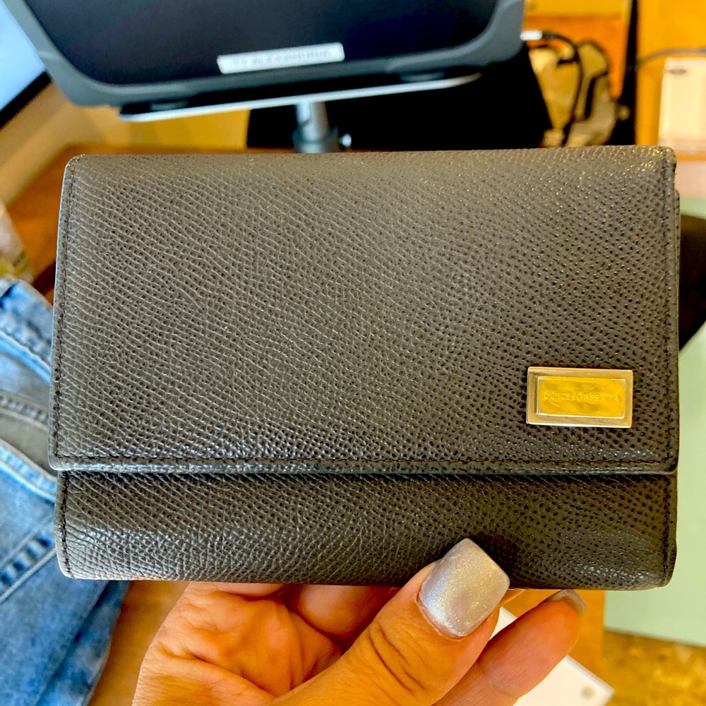 Gray Dolce & Gabanna Wallet ( cards and small cell phone holder )